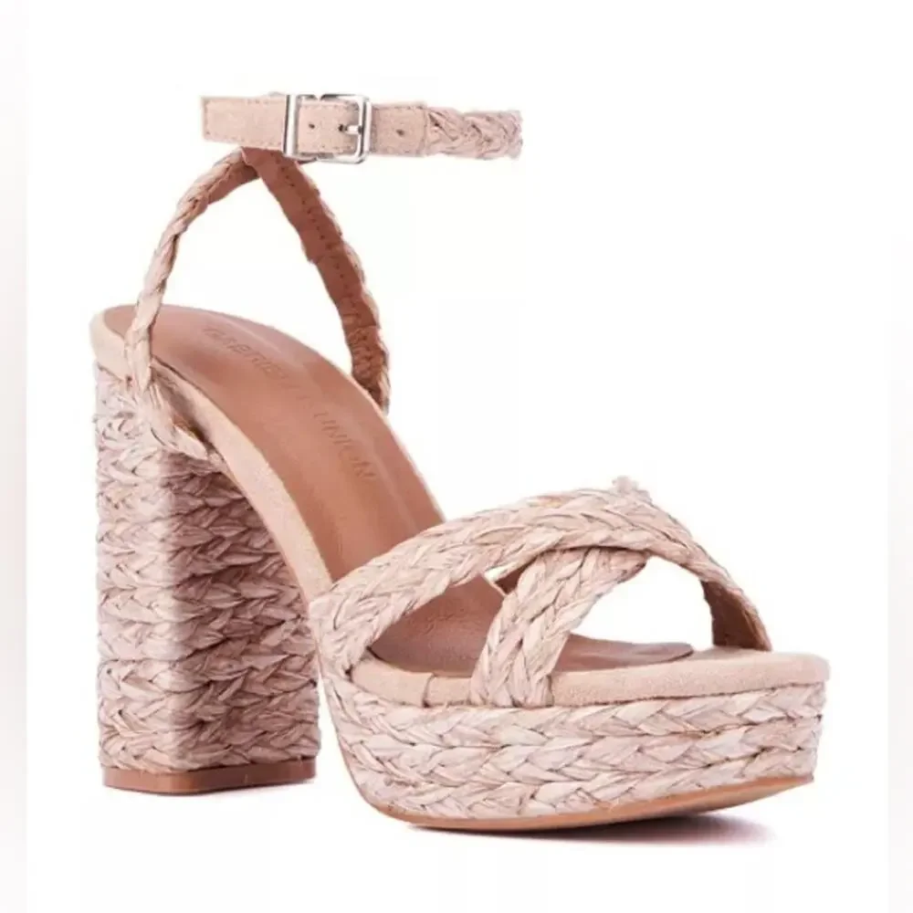 Gabrielle Union Marianne Woven Platform Sandal size 9